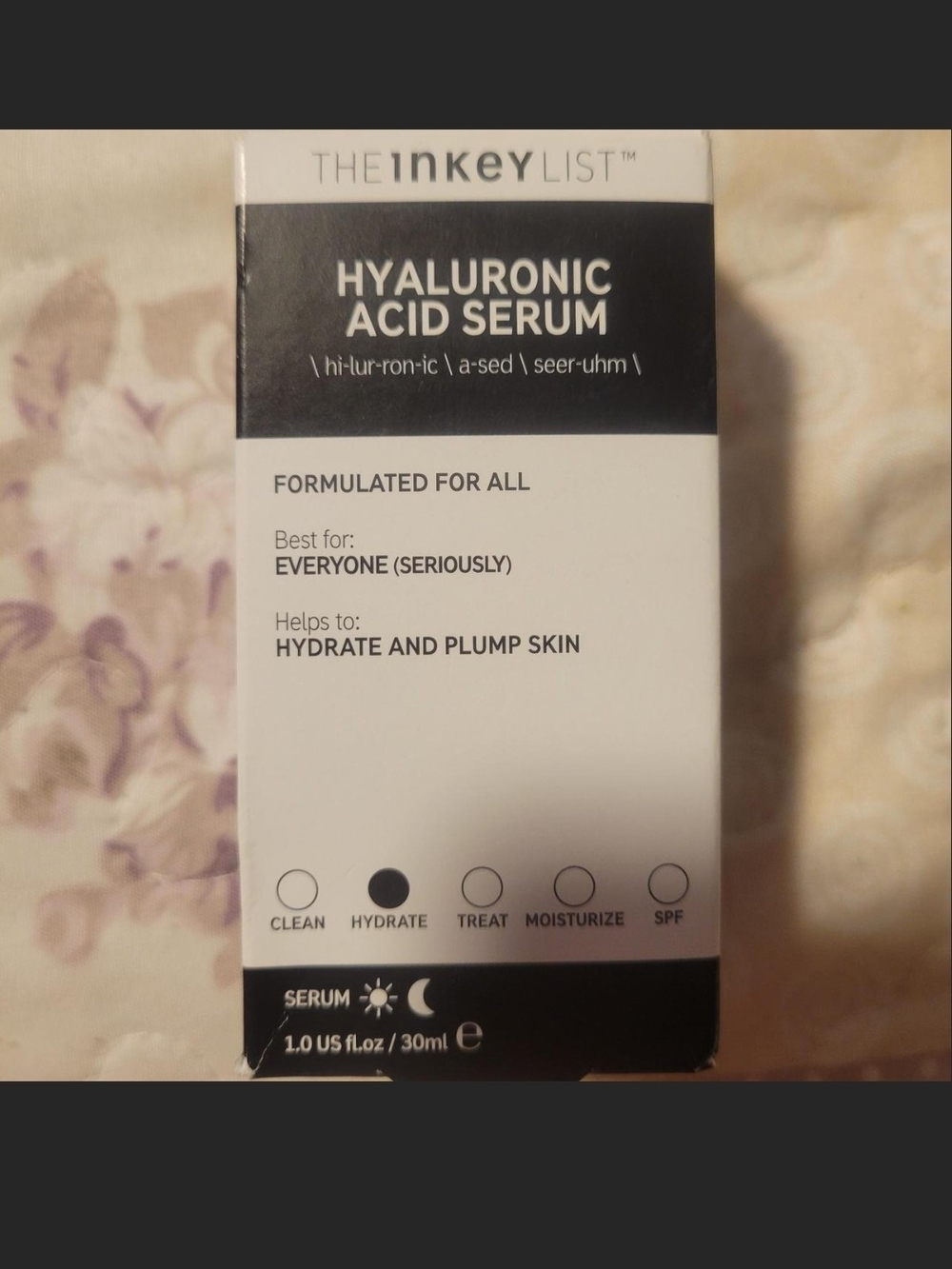 The INKEY List Hyaluronic Acid Serum – Hydrating White